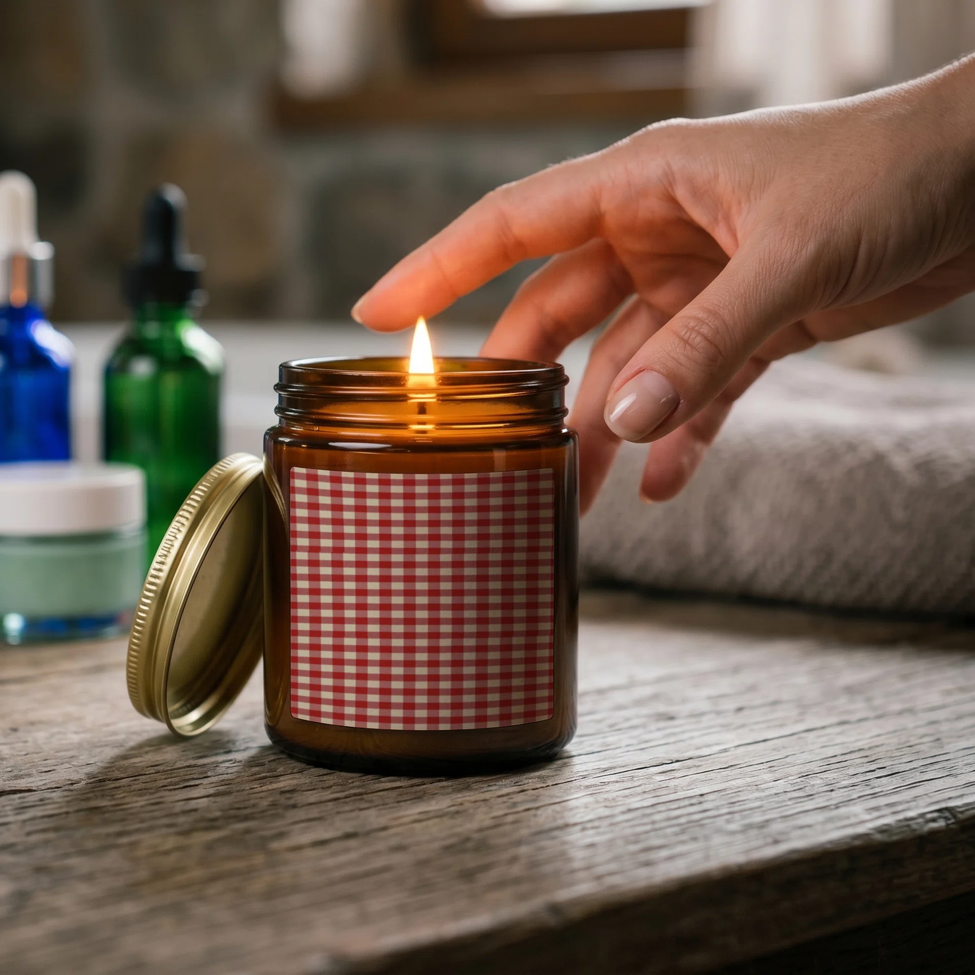Scented Candles, Coconut Apricot Wax (4oz, 9oz) Görsel 2