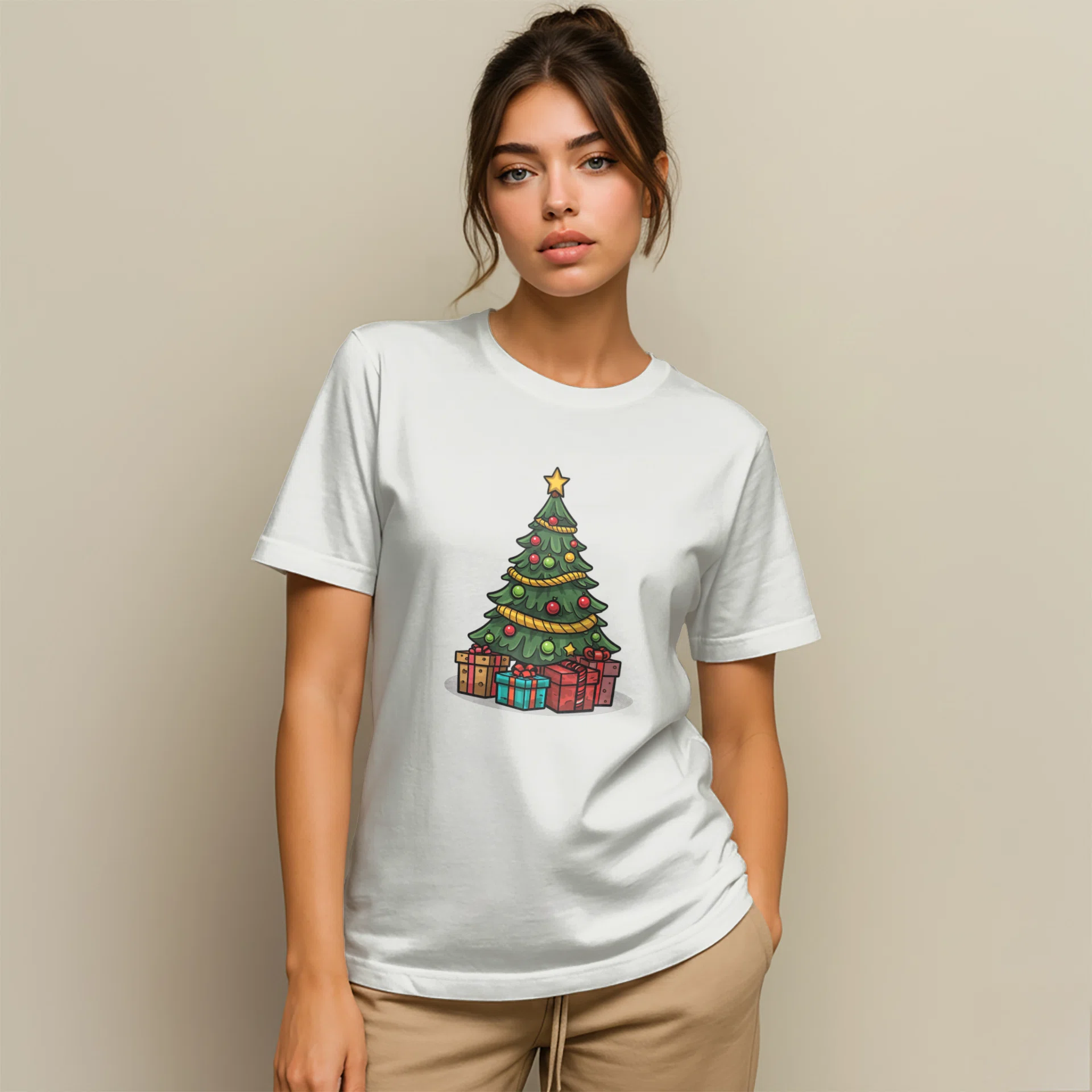 Women's Cotton Tee - Bella Canvas 6400 Görsel 2