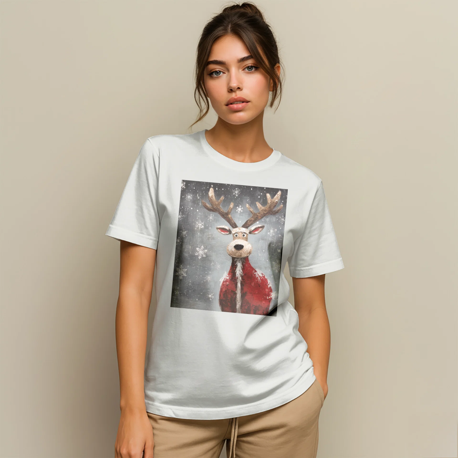 Women's Cotton Tee - Bella Canvas 6400 Görsel 2