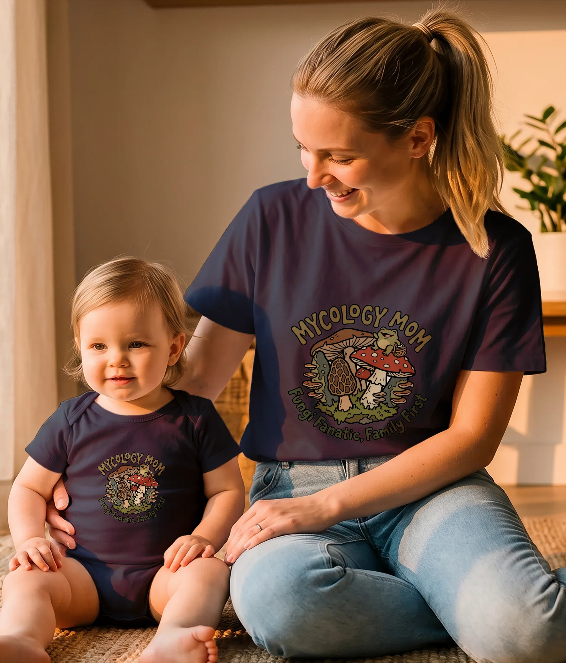 Unisex Jersey Short Sleeve Tee and Infant Fine Jersey Bodysuit - Bella+Canvas 3001-Rabbit Skins 4424 Görsel 2