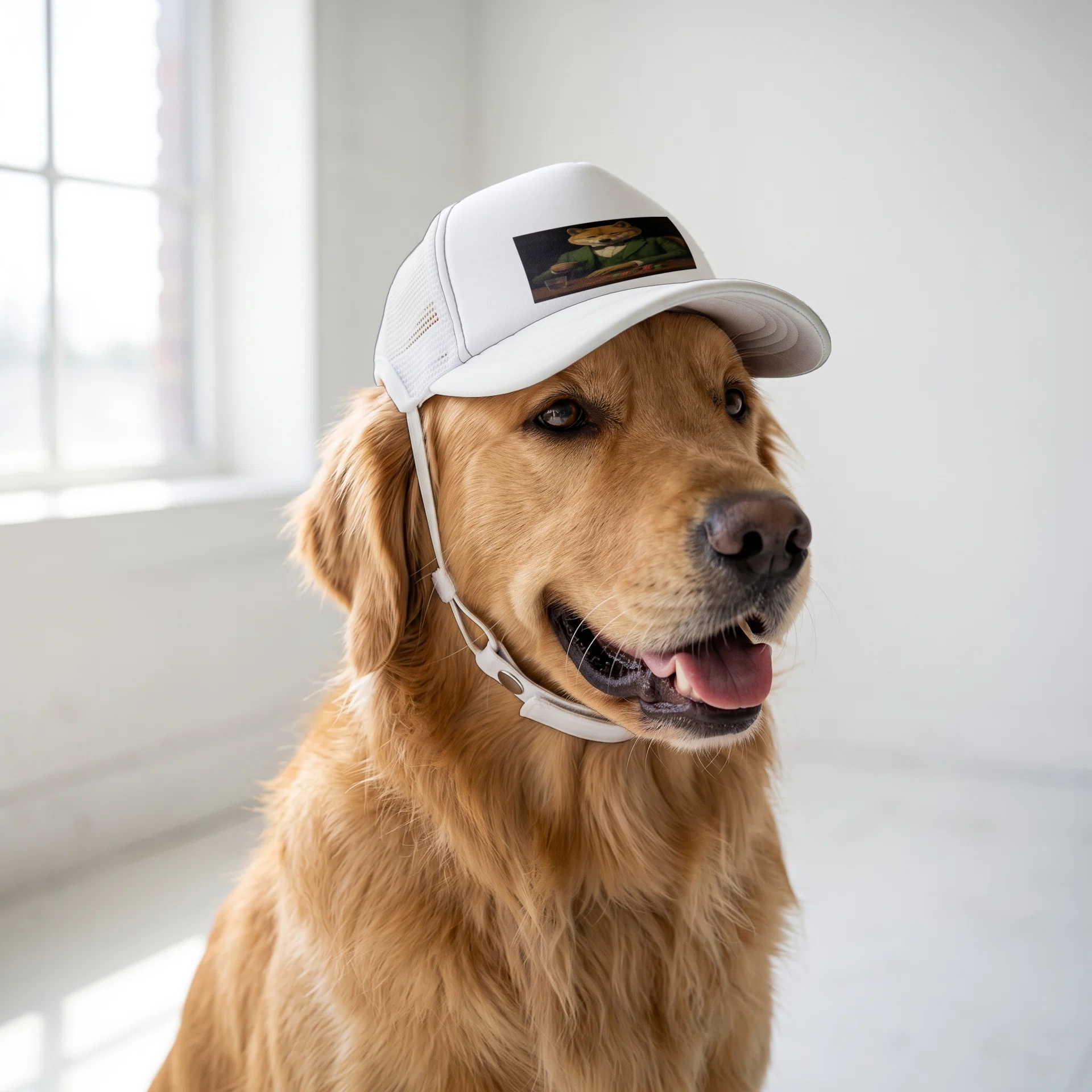 Dog Foam Trucker Hat Görsel 2