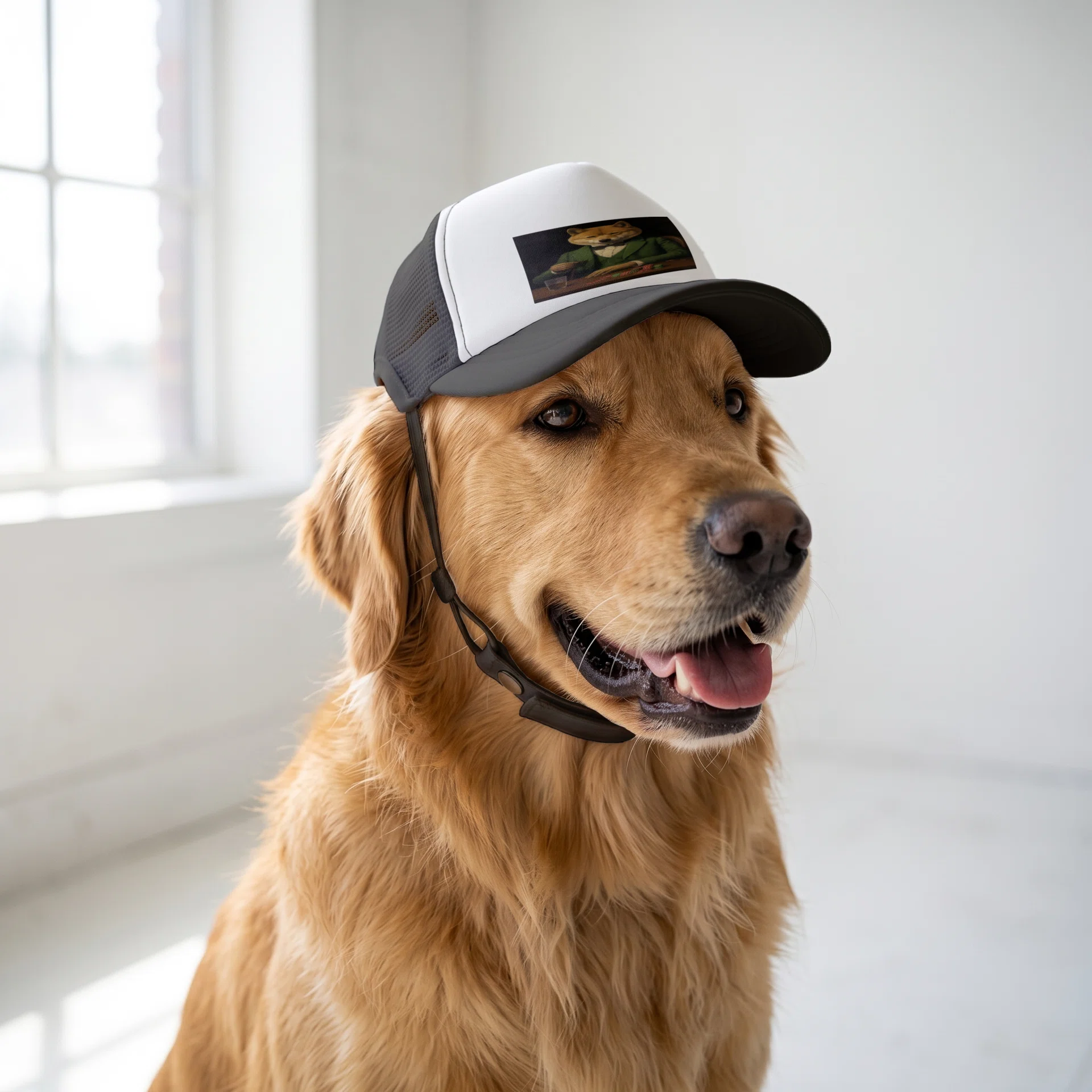 Dog Foam Trucker Hat Görsel 2