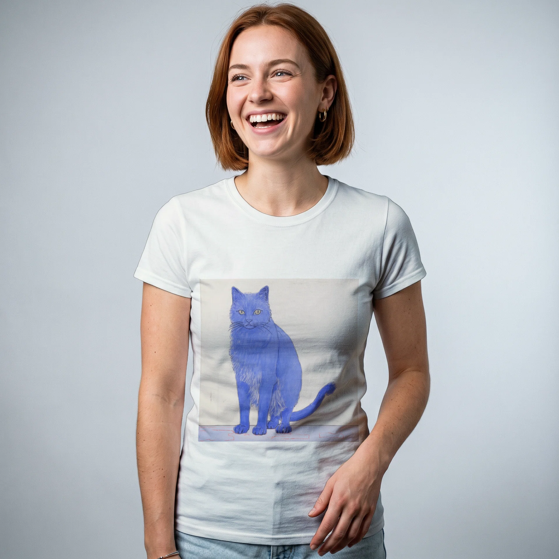 Women's Midweight Cotton Tee - Gildan 5000L Görsel 2