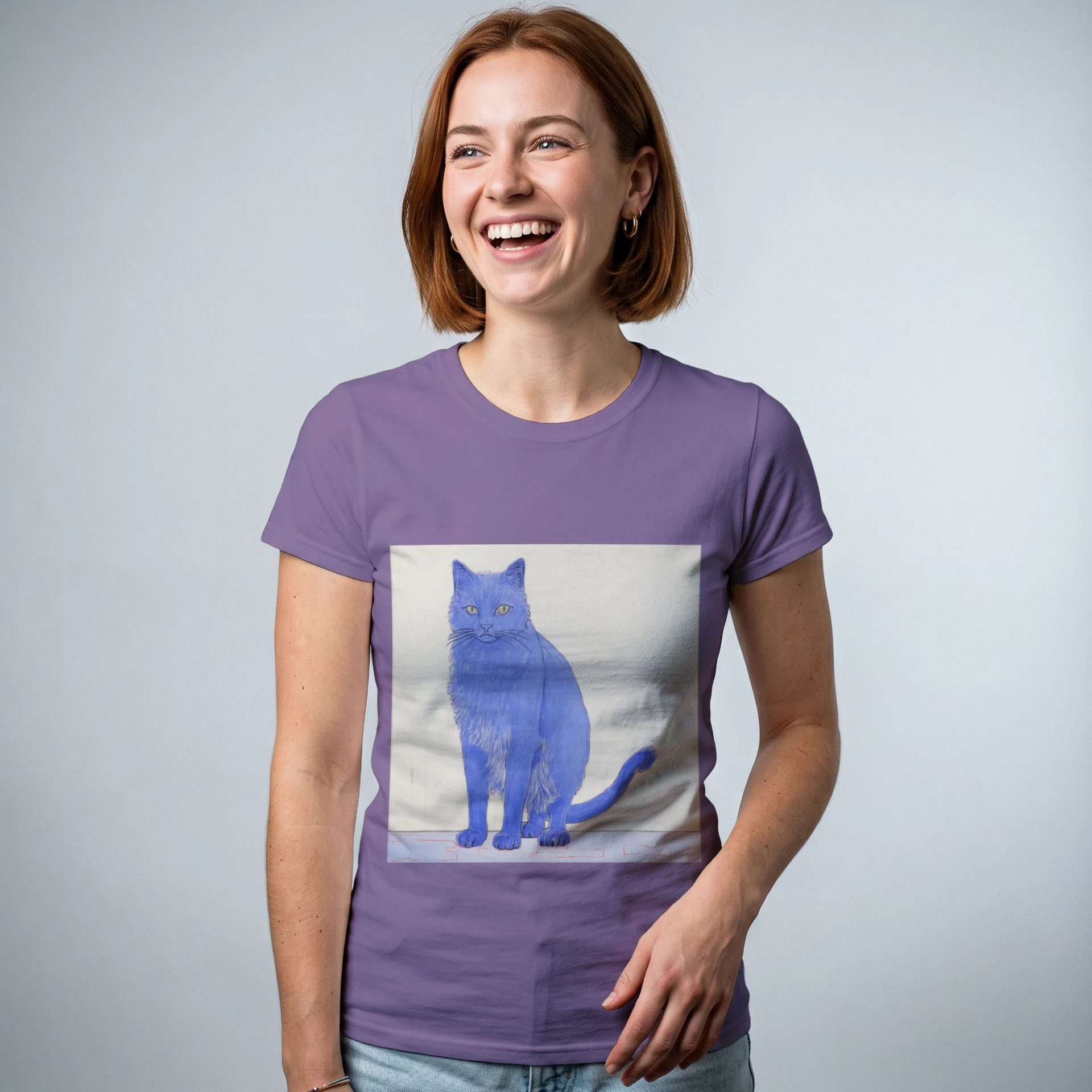 Women's Midweight Cotton Tee - Gildan 5000L Görsel 2