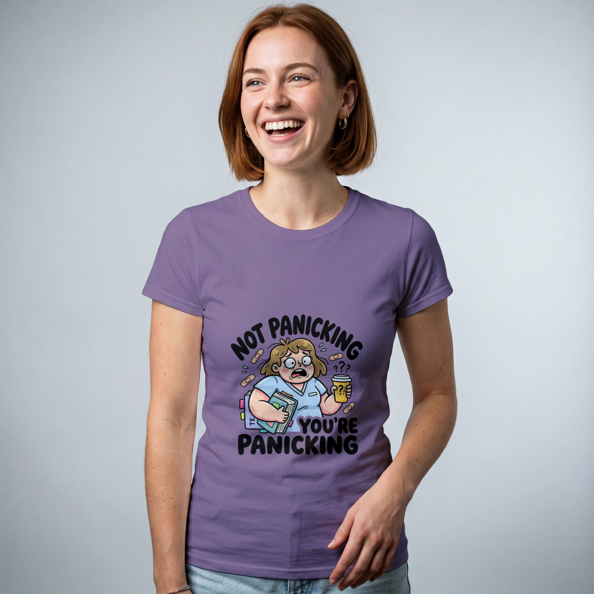 Women's Midweight Cotton Tee - Gildan 5000L Görsel 2