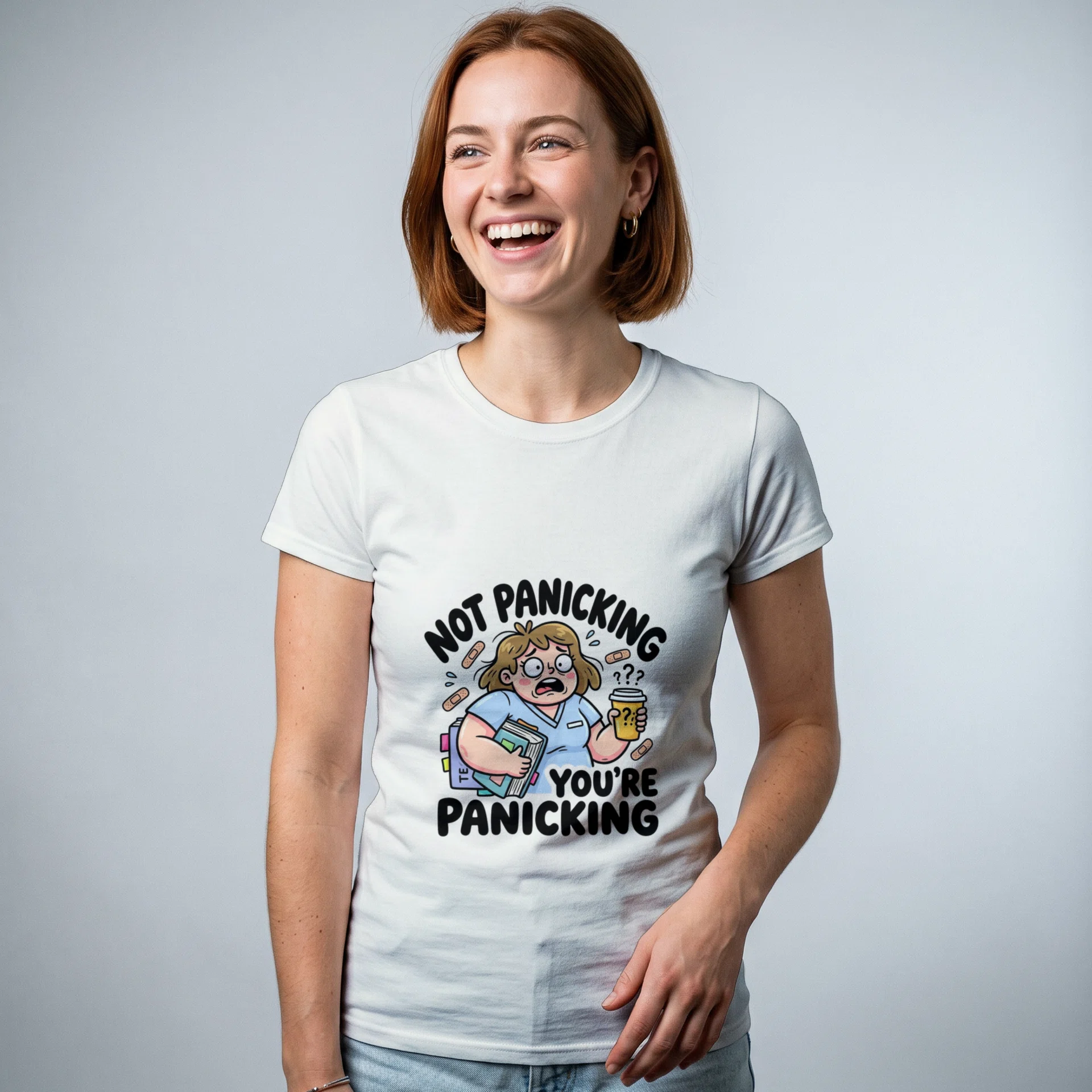 Women's Midweight Cotton Tee - Gildan 5000L Görsel 2