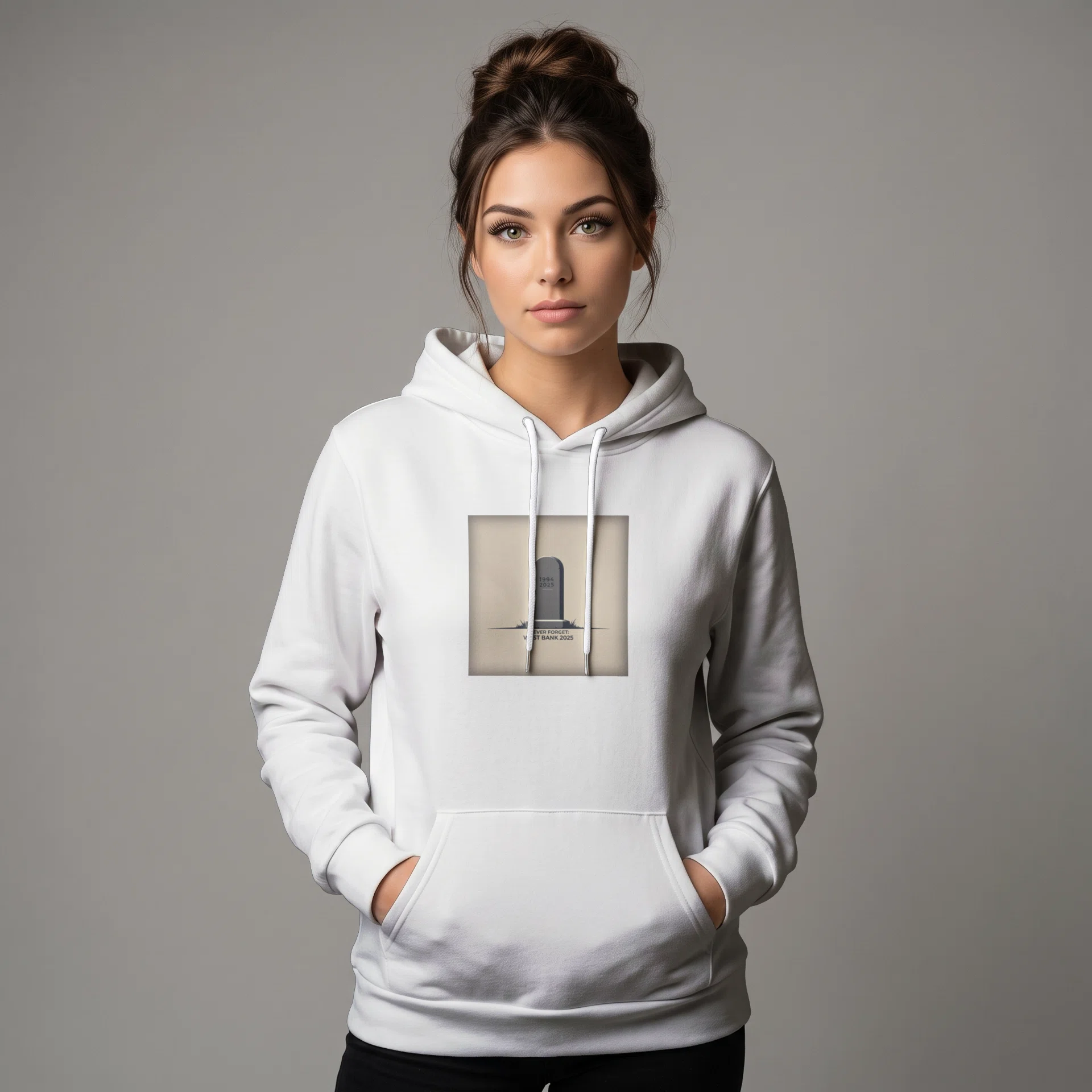 Unisex Sponge Fleece Pullover Hoodie - Bella Canvas 3719 Görsel 2