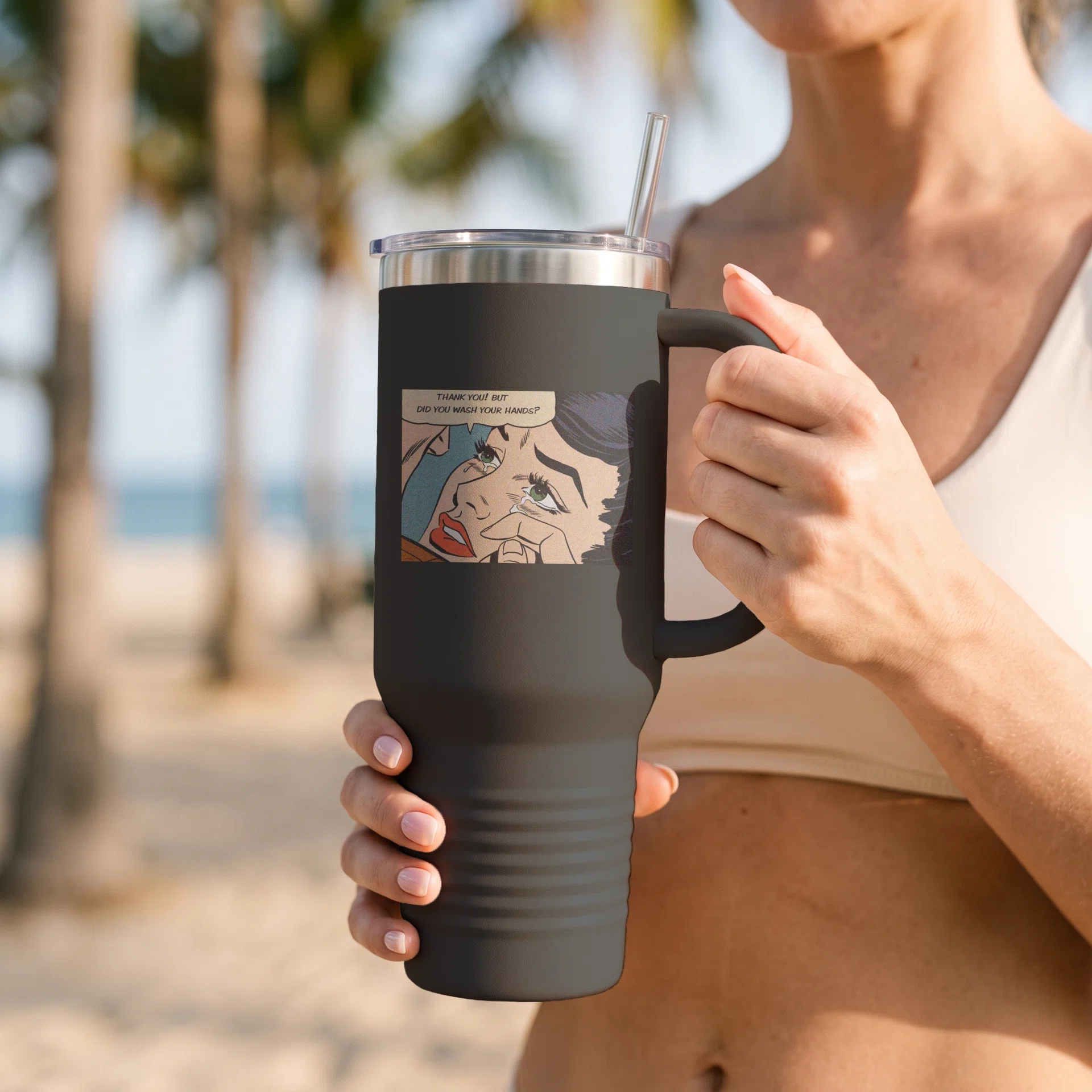 Insulated Travel Mug, 40oz Görsel 2