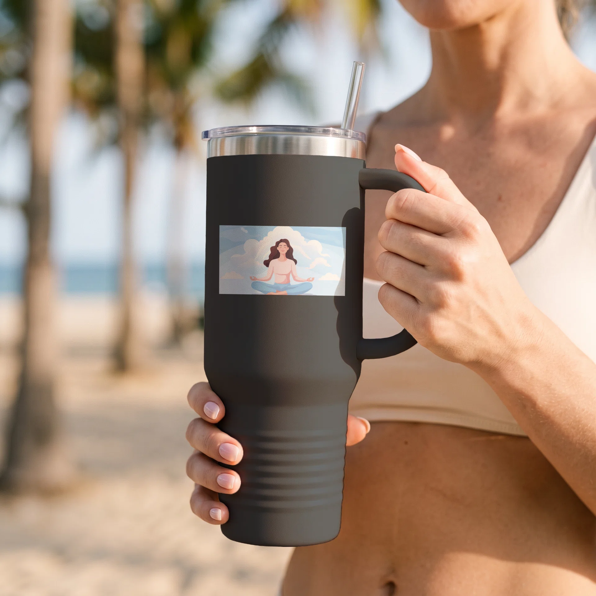 Insulated Travel Mug, 40oz Görsel 2