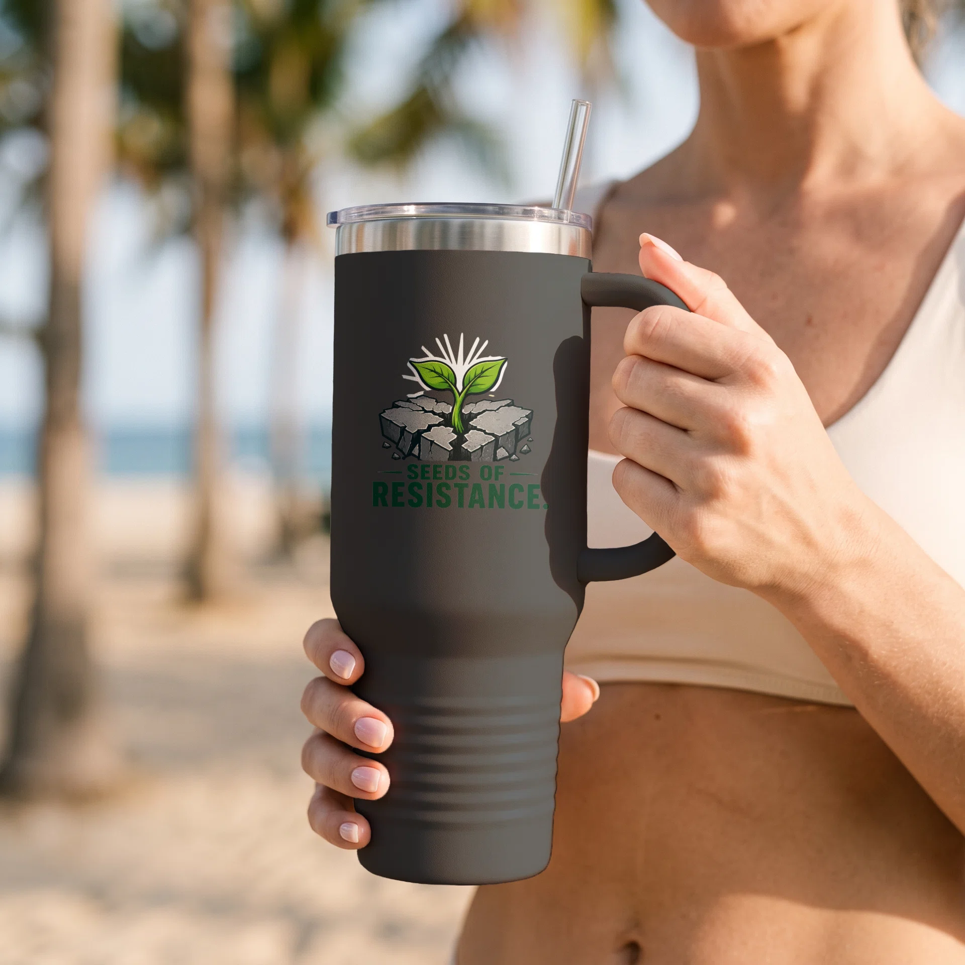 Insulated Travel Mug, 40oz Görsel 2