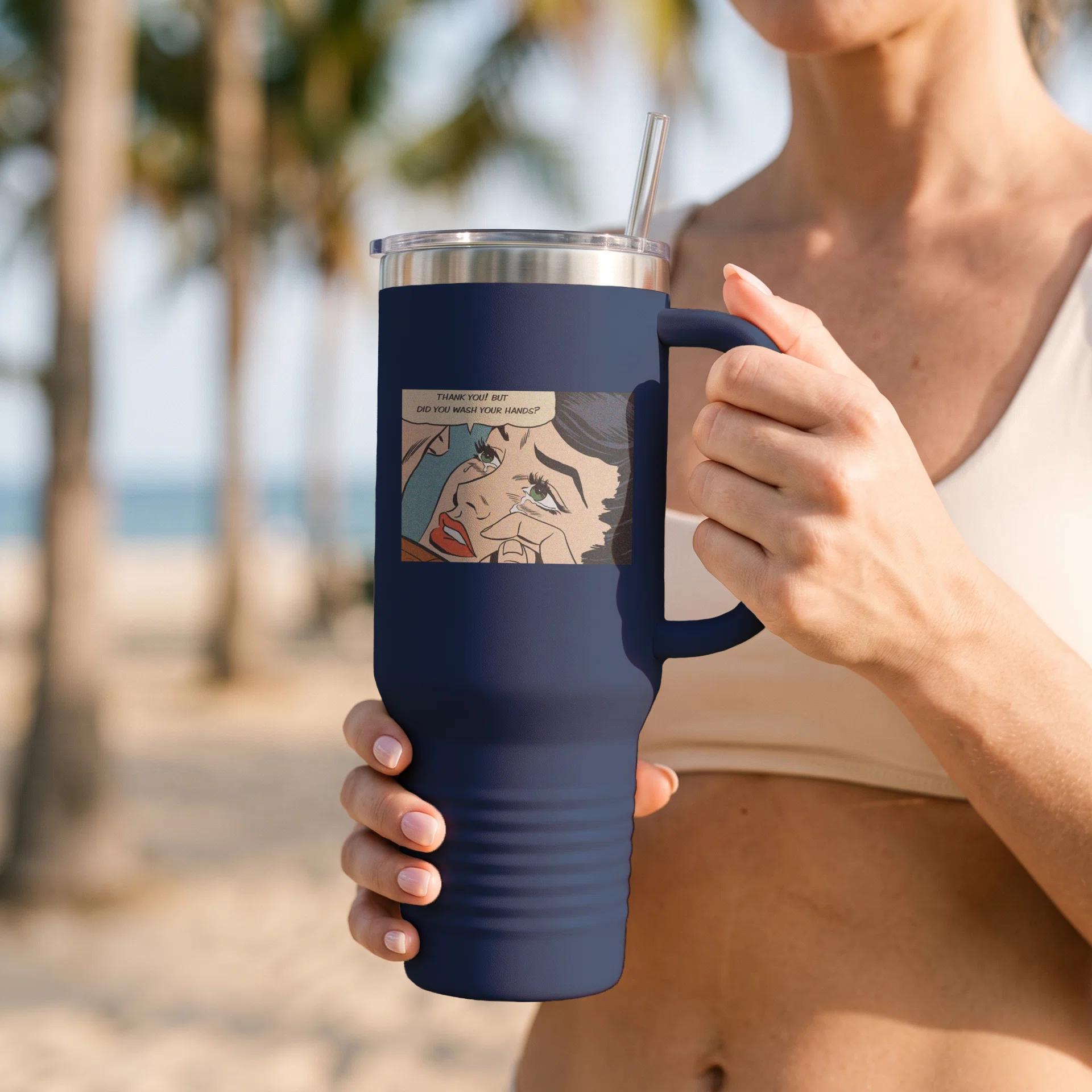 Insulated Travel Mug, 40oz Görsel 2