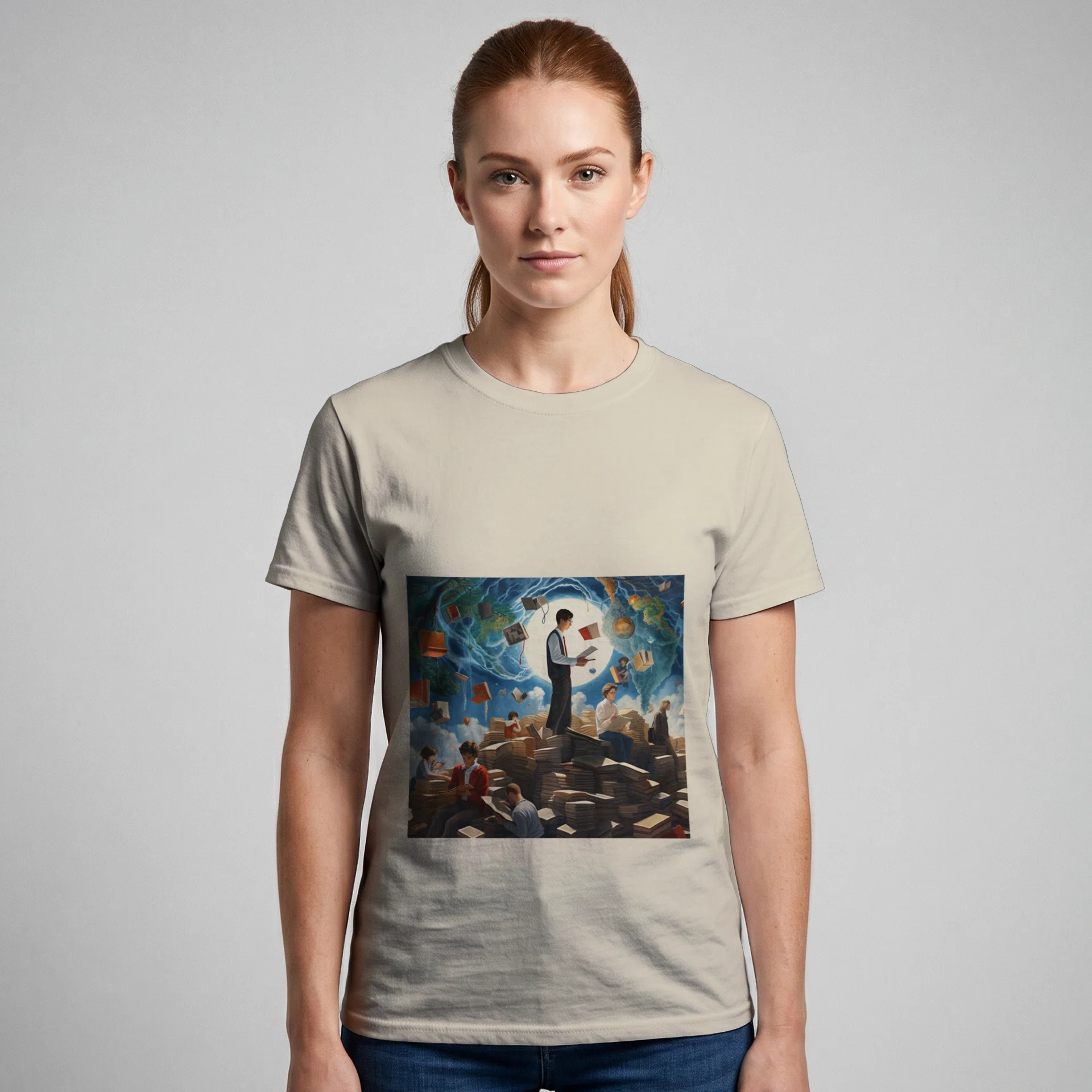 Unisex Heavy Cotton Tee - Gildan 5000 Görsel 2