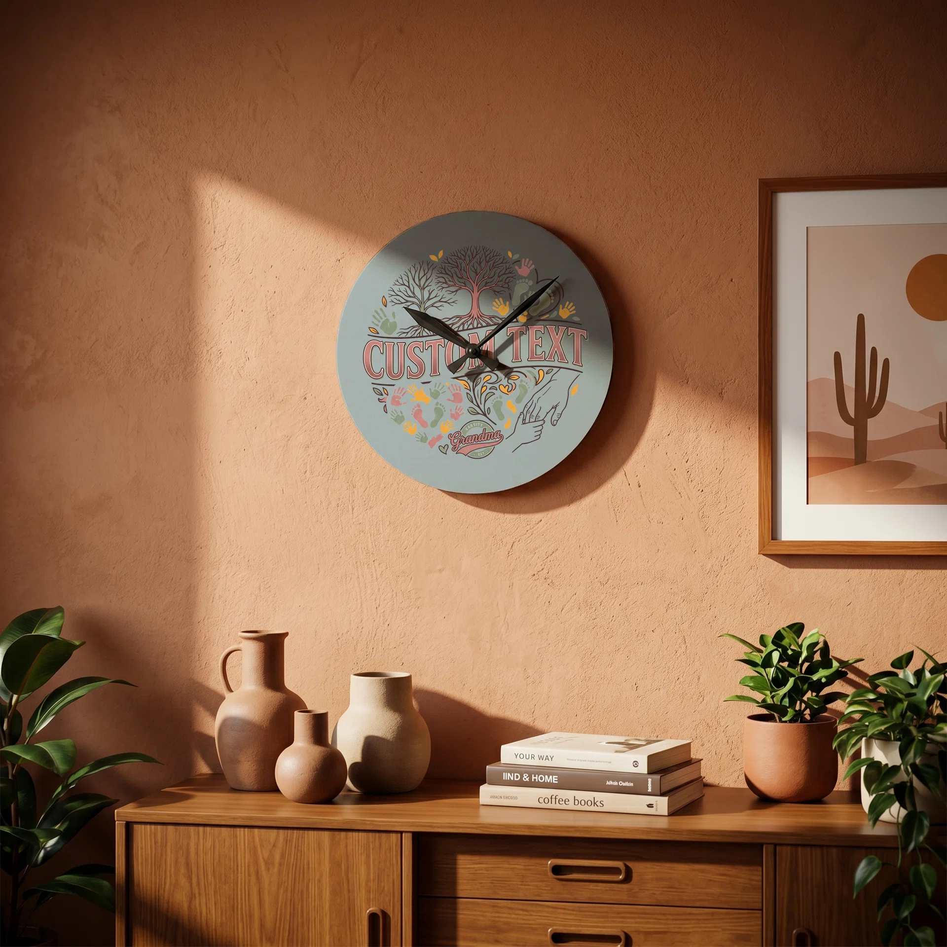 Acrylic Wall Clock Görsel 2