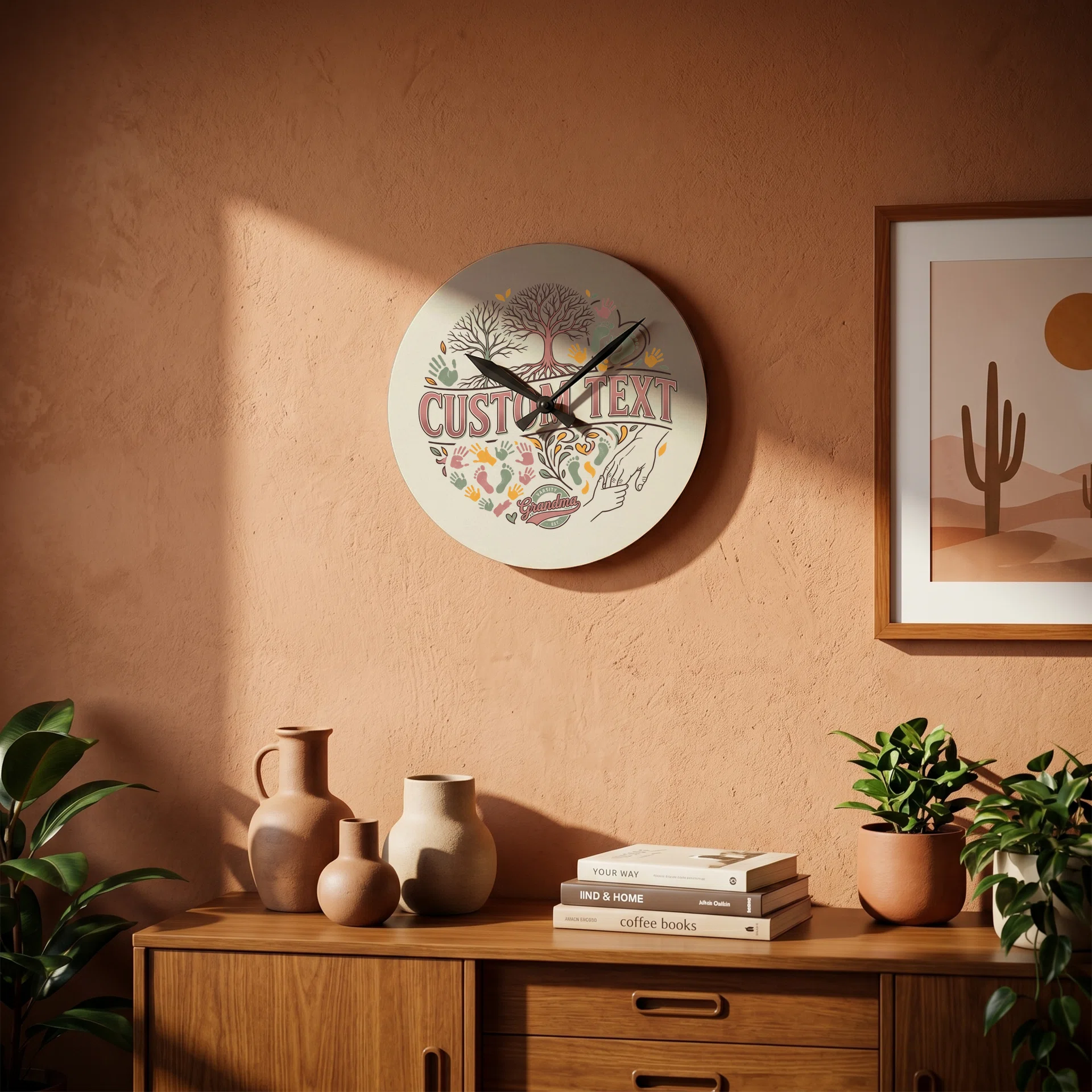 Acrylic Wall Clock Görsel 2
