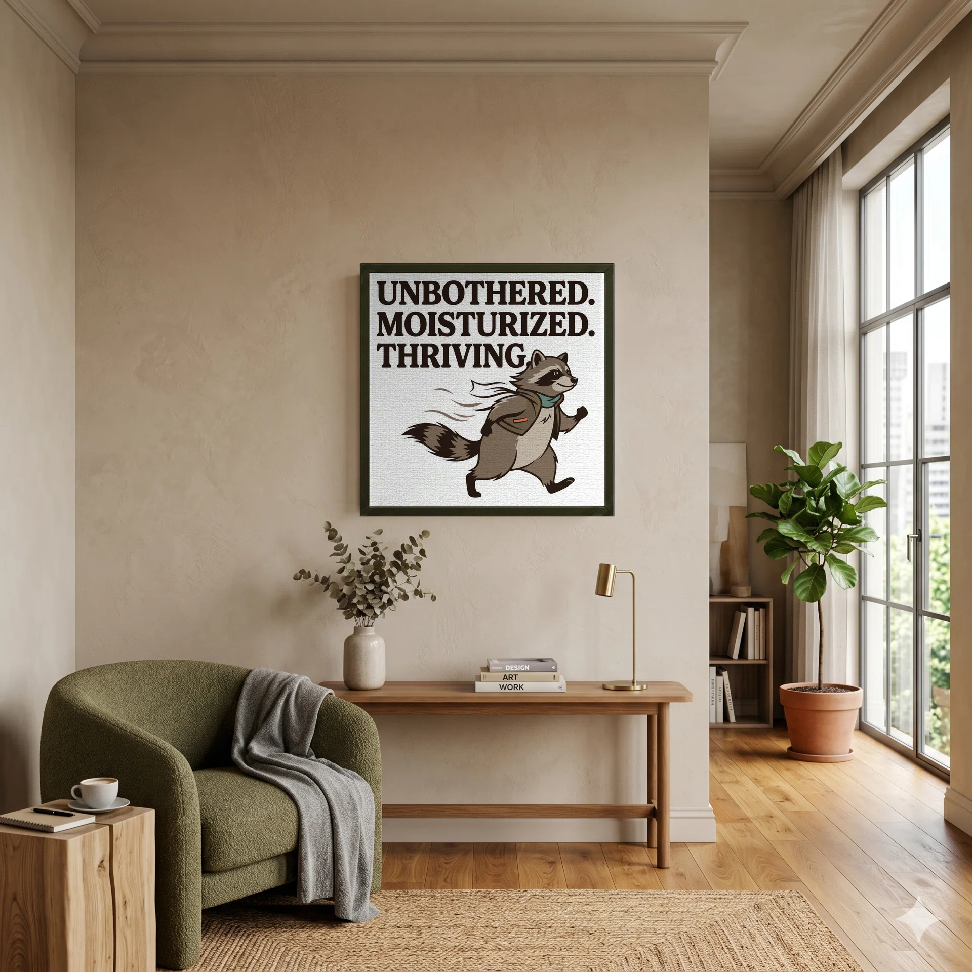 Matte Canvas, Framed (Square) Görsel 2